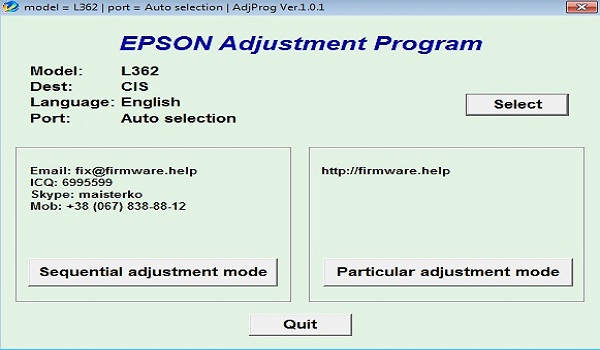 epson adjustment program key free