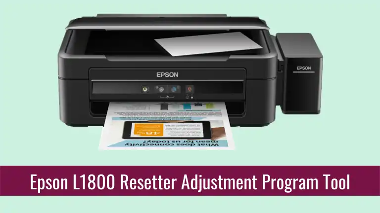 Epson L1800 Resetter