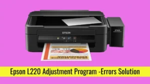 Epson L220 Adjustment Program