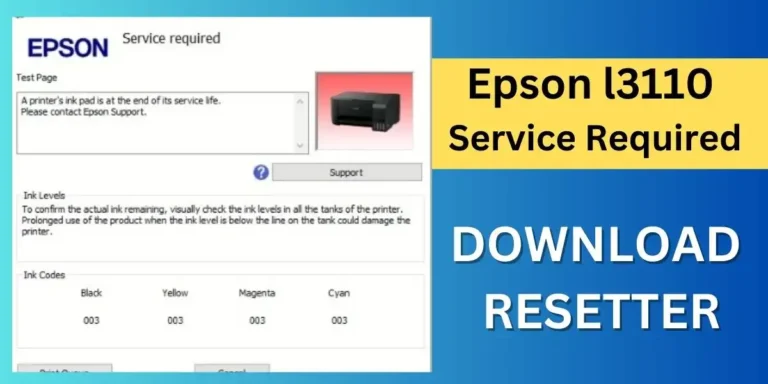 Epson l3110 Service Required