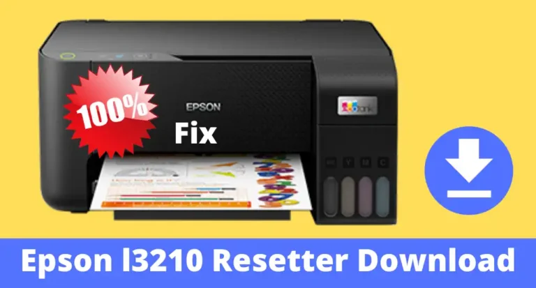 Epson l3210 Resetter Free Download